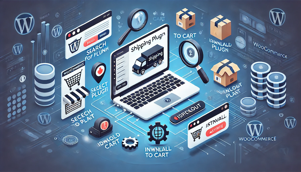 Illustration of a plugin price for shipping